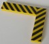 Slika za 1 x 4 - Fliese Yellow Warnbalken