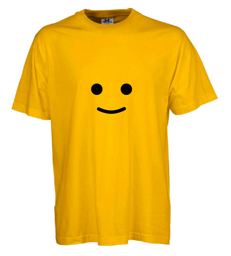 Smilie T- Shirts Gelb की तस्वीर