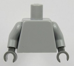 Imagen de Torso Light Bluish Gray/DarkGray Hands