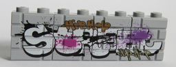 Zeige Details für Mauerstein Graffiti Street Bild von Mauerstein Graffiti Street