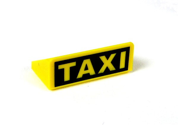 Taxi Schild - 1x2 Slope की तस्वीर