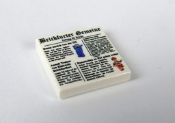 Изображение 2 x 2 - Fliese  - Brickfurter Zeitung
