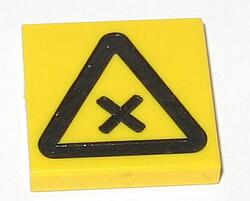 Obrázok výrobcu 2 x2  -  Fliese gelb - Gesundheitsschädlich