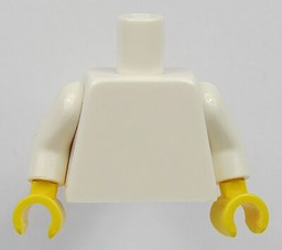 Zeige Details für Torso White/Yellow Hands Bild von Torso White/Yellow Hands