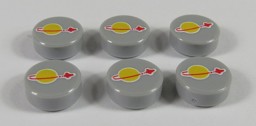 Zeige Details für 1x1 Light Bluish Gray Round Tile - Space Classic Bild von 1x1 Light Bluish Gray Round Tile - Space Classic
