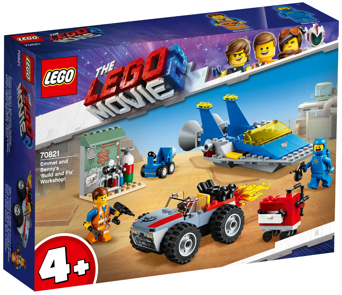Immagine relativa a Lego 70821 Emmets und Bennys BAU - Space