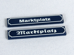 Zeige Details für 1 x 6 - Fliese Straßenschild Bild von 1 x 6 - Fliese Straßenschild