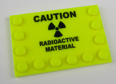 Afbeelding van 4 x 6 - NoppenFliese Radioaktive 