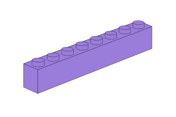 Picture of 1 x 8 - Medium Lavender