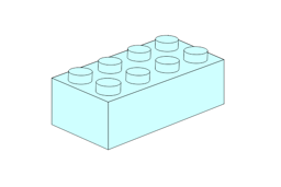 Zeige Details für 2 x 4 - Hell-Aqua Bild von 2 x 4 - Hell-Aqua