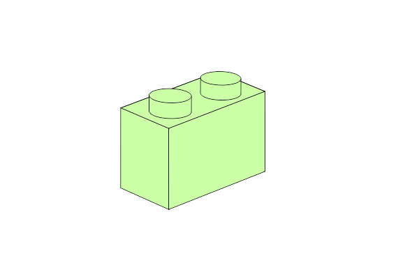 Picture of 1 x 2 - Yellowish Green