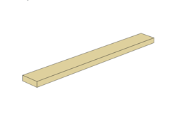 Zeige Details für 1 x 8 - Fliese Tan Bild von 1 x 8 - Fliese Tan