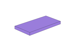 Obraz 2x4 - Fliese Medium Lavender