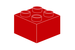 Zeige Details für Duplo 2 x 2 - Rot Bild von Duplo 2 x 2 - Rot