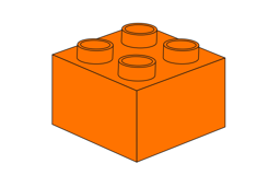 Zeige Details für Duplo 2 x 2 - Orange Bild von Duplo 2 x 2 - Orange