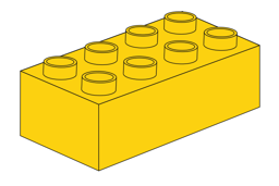 Zeige Details für Duplo 2 x 4 - Gelb Bild von Duplo 2 x 4 - Gelb