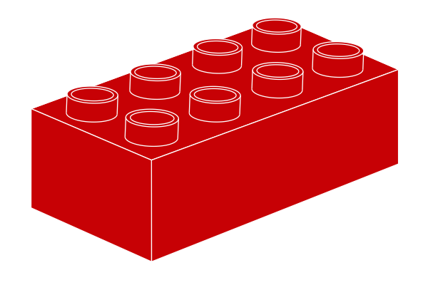 Picture of Duplo 2 x 4 - Rot