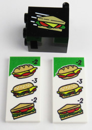 Bild av 40578 Sandwichladen Custom Bricks