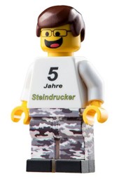 Zeige Details für 5 Jahre Steindrucker Minifigur Bild von 5 Jahre Steindrucker Minifigur