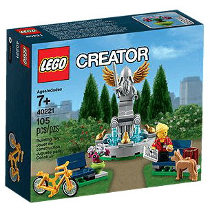 Resmi LEGO 40221 - Springbrunnen
