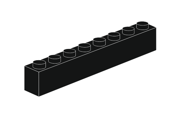 Obrázok výrobcu 1 x 8 - Black
