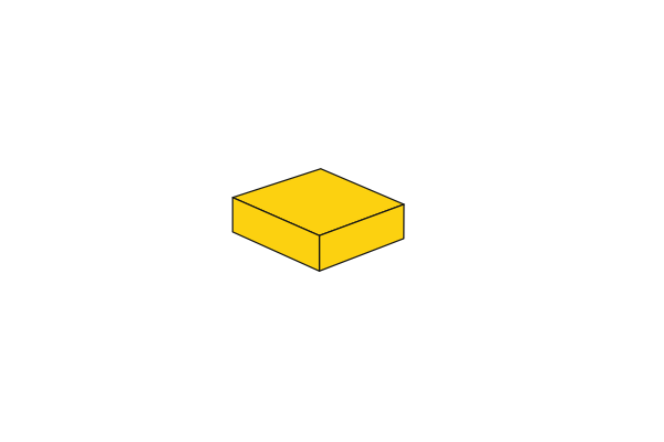 Afbeelding van 1 x 1 - Fliese Yellow