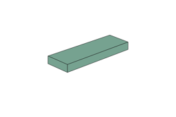Zeige Details für 1 x 3 - Fliese Sandgreen Bild von 1 x 3 - Fliese Sandgreen