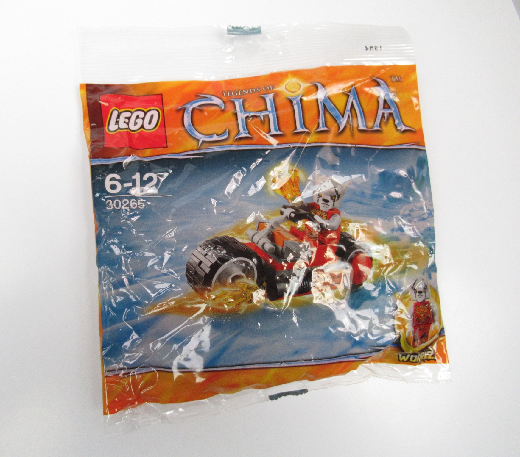 LEGO Worriz Feuer Bike Legends of Chima 30265 Polybag की तस्वीर