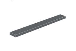 Zeige Details für 1 x 8 - Fliese Dark Bluish Gray Bild von 1 x 8 - Fliese Dark Bluish Gray