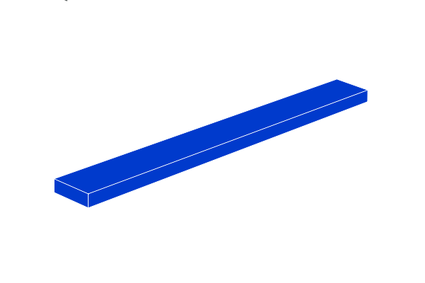 Obrázok výrobcu 1 x 8 - Fliese Blue