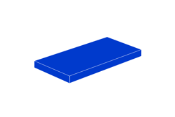 Zeige Details für 2 x 4 - Fliese Blue Bild von 2 x 4 - Fliese Blue