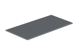 Zeige Details für 8 x 16 - Fliese Dark Bluish Gray Bild von 8 x 16 - Fliese Dark Bluish Gray