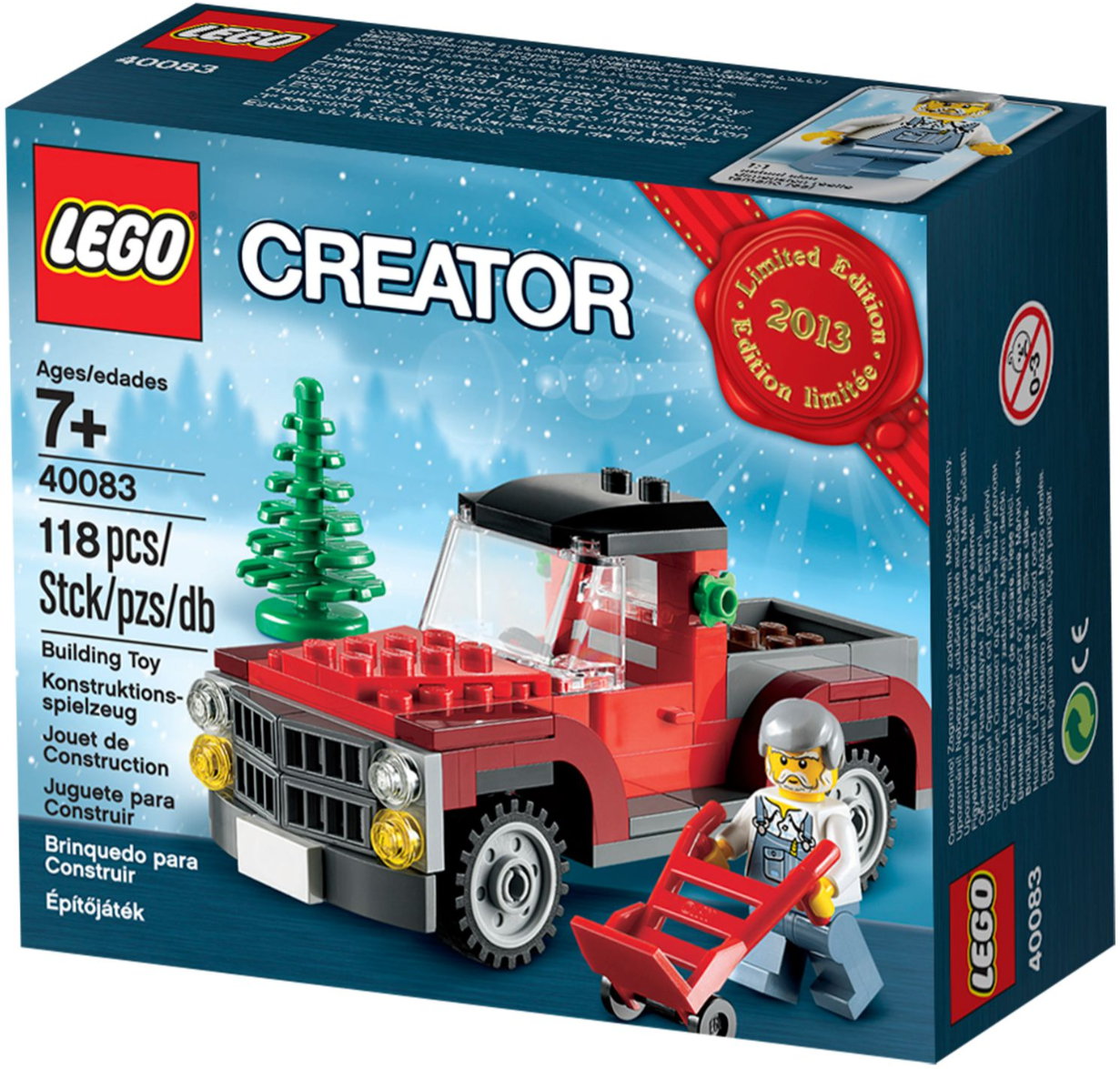 Resmi LEGO® 40083 Weihnachtsbaumtransporter
