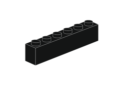 Zeige Details für 1 x 6 - Schwarz Bild von 1 x 6 - Schwarz