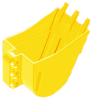 Yellow Technic Digger Bucket 4 x 7 की तस्वीर