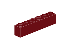 Zeige Details für 1 x 6 - Dunkelrot Bild von 1 x 6 - Dunkelrot