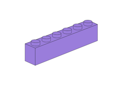 Immagine relativa a 1 x 6 - Medium Lavender