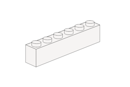 Zeige Details für 1 x 6 - Weiß Bild von 1 x 6 - Weiß