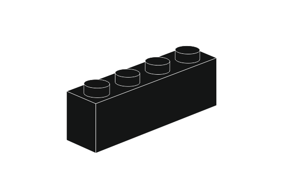 Picture of 1 x 4 - Black