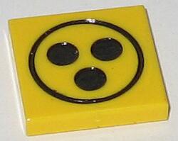 Zeige Details für 2 x2  -  Fliese gelb - Blindenzeichen Bild von 2 x2  -  Fliese gelb - Blindenzeichen