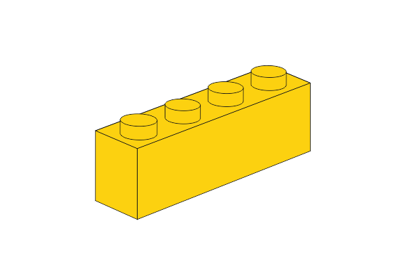 Picture of 1 x 4 - Yellow