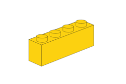 Zeige Details für 1 x 4 - Gelb Bild von 1 x 4 - Gelb