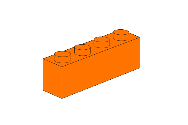 Picture of 1 x 4 - Orange