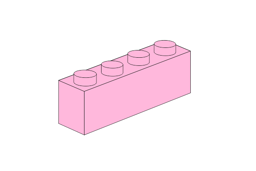 Obrázok výrobcu 1 x 4 - Pink