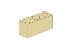 Picture of 1 x 3 - Tan