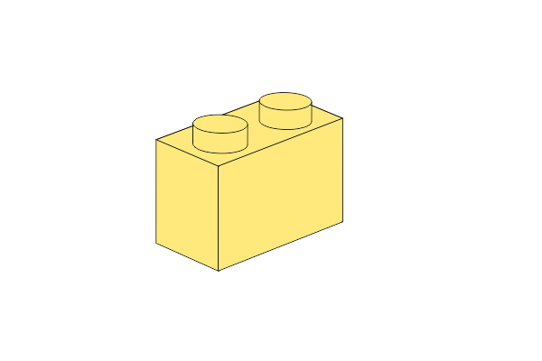 Picture of 1 x 2 - Bright Light Yellow