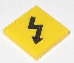 Zeige Details für 2 x2  -  Fliese gelb - Storm Bild von 2 x2  -  Fliese gelb - Storm