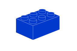 Zeige Details für 2 x 3 - Blau Bild von 2 x 3 - Blau