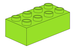 Noppenstein 2 x 4 Hellgrün की तस्वीर