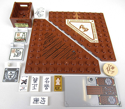 Resmi 70751 Temple of Airjitsu Custom Package